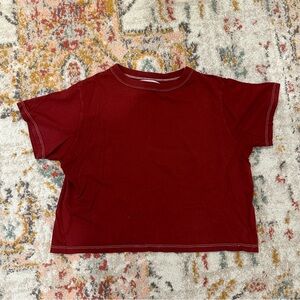 urban renewal contrast stitch tee